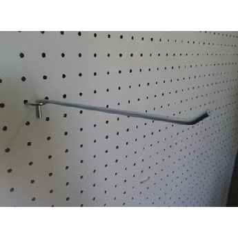 Lamina perforada metalica blanca para pared
